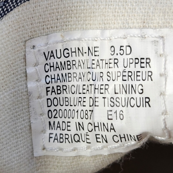 Polo by Ralph Lauren Vaughn Chambray Leather Dock Shoes Sneakers Men's Size 9.5 - Picture 12 of 12